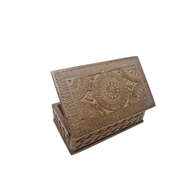 Vintage Hucul Wooden Box, 1920s For Sale - Image 4 of 16