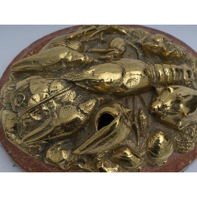Antique Late 19th Century Sculpture Gilt Bronze Sea Life Chairish