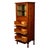 Wood Antique Inlaid Mahogany Sheraton Regency Revival Sheet Music Filing Cabinet 1890 For Sale - Image 7 of 13