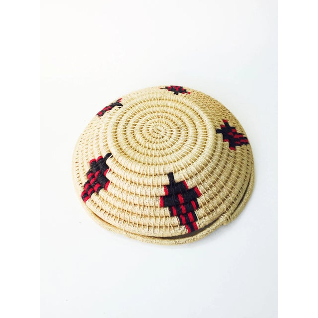 Large Vintage Southwestern Coil Basket For Sale In San Francisco - Image 6 of 6