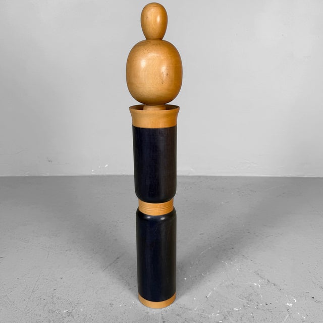 1960s Large Sōsaku Kokeshi by Sato Suigai, Japan, 1960s For Sale - Image 5 of 11
