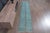 Textile 1970 Vintage Handwoven Turquoise Turkish Runner For Sale - Image 7 of 10