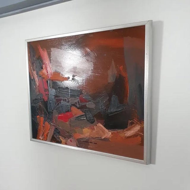 Bo Westberg-Gren, Coral, 1965, Oil on Panel For Sale - Image 12 of 18