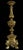 Belgian Carved Giltwood and Gesso Candlestick, 1900s For Sale - Image 4 of 9