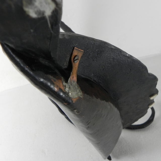 Art Nouveau Umbrella Stand in Steel and Copper, 1920s For Sale - Image 18 of 18
