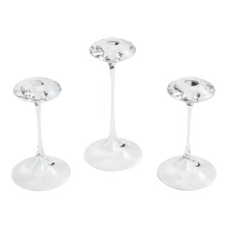 Kjell Engman for Kosta Boda Candlesticks - Set of 3 For Sale