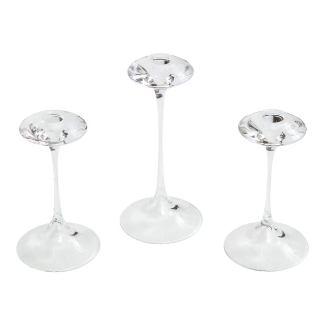 Kjell Engman for Kosta Boda Candlesticks - Set of 3 For Sale