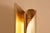 Oblong dune small wall lamp by jennifer midoz dimensions: d 14 x w 20 x h 47,5 cm materials: pale gold on polished,...