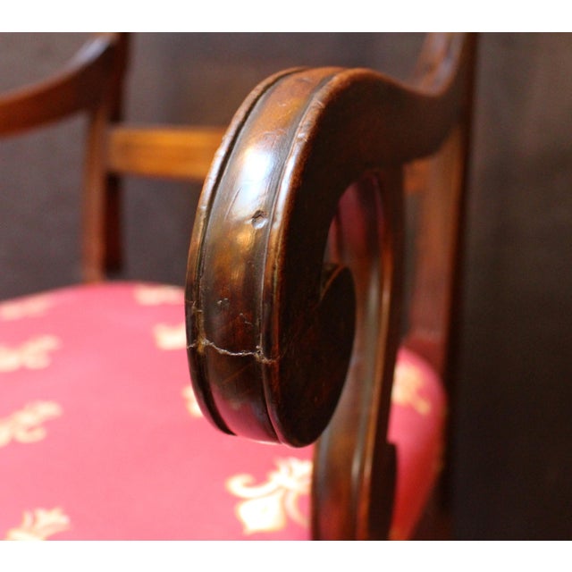 C. 1830s Anglo-American Regency or Classical Period Set of Eight Dining Chairs For Sale In Raleigh - Image 6 of 9