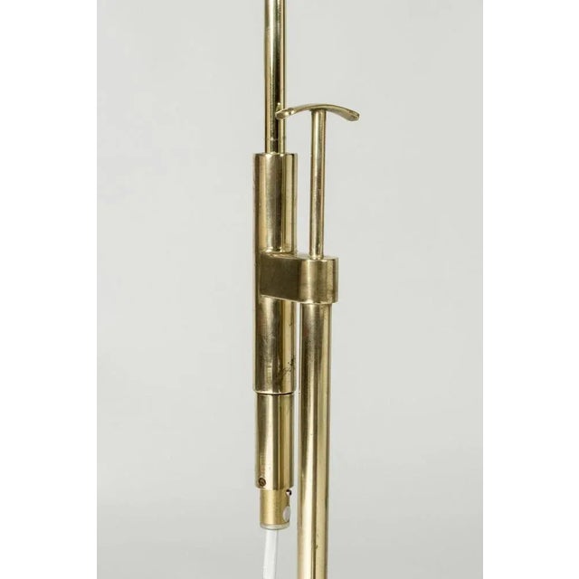 Vintage Scandinavian Brass Floor Lamp, 1950s For Sale - Image 6 of 8