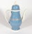 Late 18th Century English Pearlware Blue Slip Coffee Pot & Cover, Staffordshire or Yorkshire For Sale - Image 4 of 12