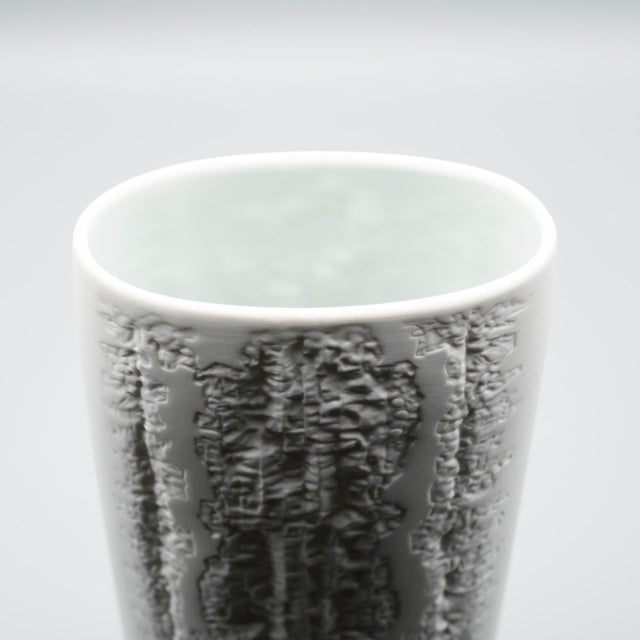 White White Bisque Porcelain Vases by Martin Freyer for Rosenthal, 1975, Set of 2 For Sale - Image 8 of 13