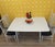 High-quality dining table, sturdy and practical Especially suitable for freestanding/central placement in a room 1960s/70s...