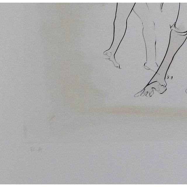 Surrealism Dali Hommage a Albrecht Durer Venus Mars Cupidon H/S Dali Archives Certified For Sale - Image 3 of 5