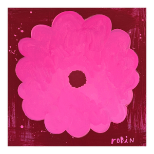 Flower Eighteen. Small. Painting by Robin Zingone