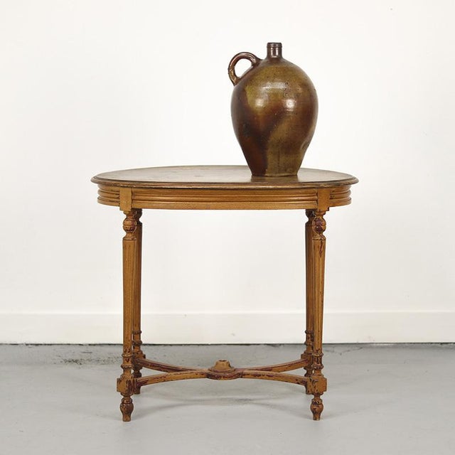 19th Century German Earthenware Jug or Vase For Sale - Image 6 of 11