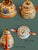Orange Vintage Japanese 1000 Thousand Faces Teapot-Hand Painted Porcelain-Kutani Style For Sale - Image 8 of 11
