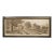 Antique Charles Gondel Mailman Horse & Carriage Panoramic Landscape Etching 25" For Sale