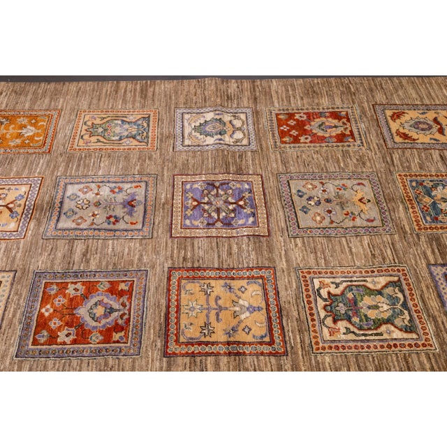 Copper Contemporary Gabbeh Rug 5'8'' X 7'10'' For Sale - Image 8 of 8