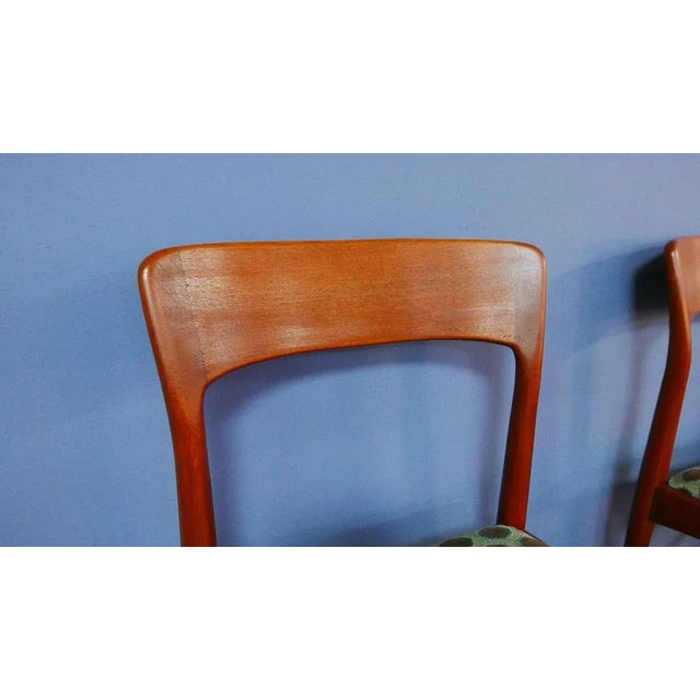 Teak Dining Chairs by Henning Kjaernulf for Korup, Denmark, 1960s, Set of 3 For Sale - Image 11 of 13