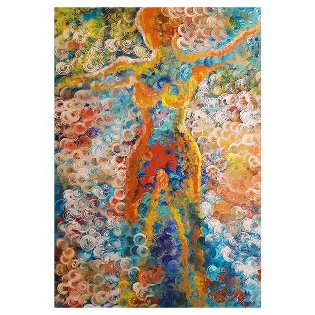 Lillo Sauto, Venus without Flaws, Acrylic on Canvas, 2022 For Sale