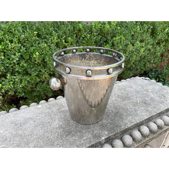 Late 20th Century Late 20th Century Modernist Silver Plated Champagne Bucket Designed by Larry Laslo For Sale - Image 5 of 9
