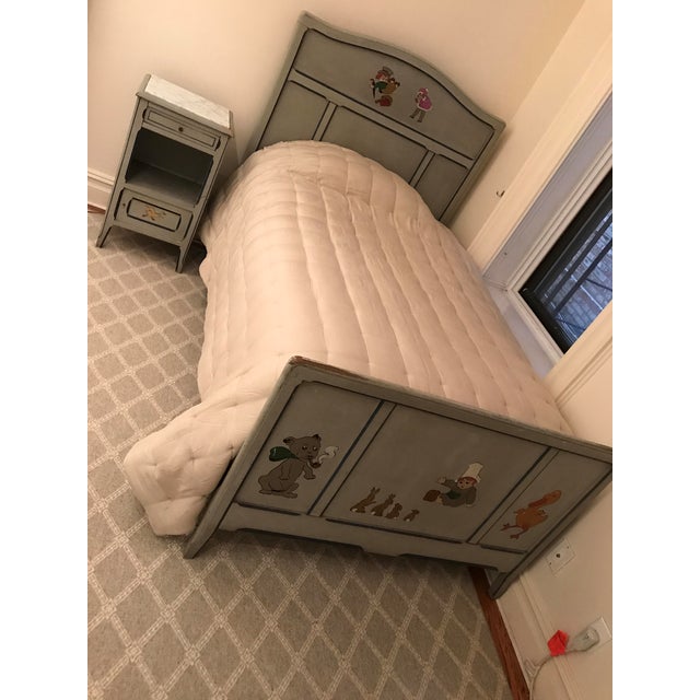 French Provincial Children's Antique French Bed Frame For Sale - Image 3 of 6