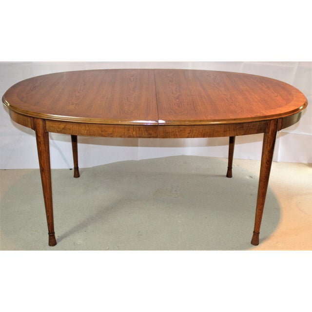 1960s Mid Century Modern Heritage Oval Dining Table | Chairish