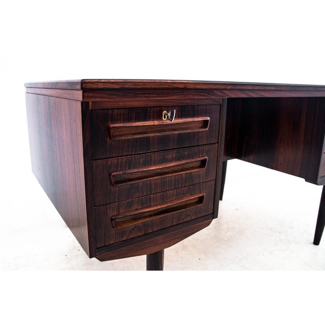 Vintage Danish Teak Desk, 1960s For Sale - Image 9 of 18