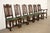 Berkey & Gay Berkey & Gay Antique English Jacobean Carved Walnut Dining Chairs, Set of Six For Sale - Image 4 of 16