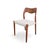 Chairs Model 71 in Bouclé by Niels Otto Møller for J.L. Mollers 1960, Set of 5 For Sale - Image 5 of 11