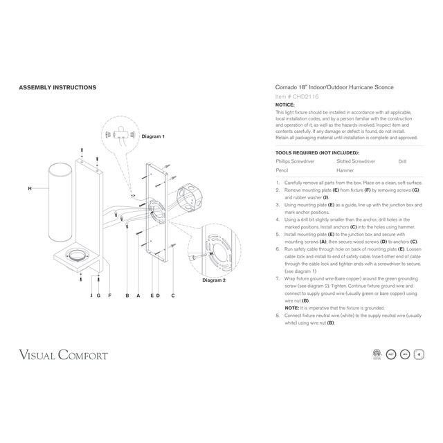 2020s Chapman & Myers for Visual Comfort Signature Cornado 18" Indoor/Outdoor Hurricane Sconce in Museum Brass with Etched Crystal For Sale - Image 5 of 6