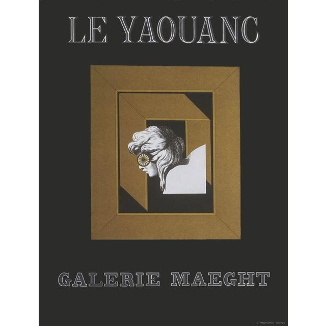 1970 Alain Le Yaouanc Maeght Gallery Poster For Sale