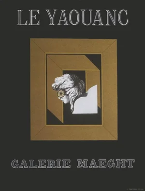 1970 Alain Le Yaouanc Maeght Gallery Poster