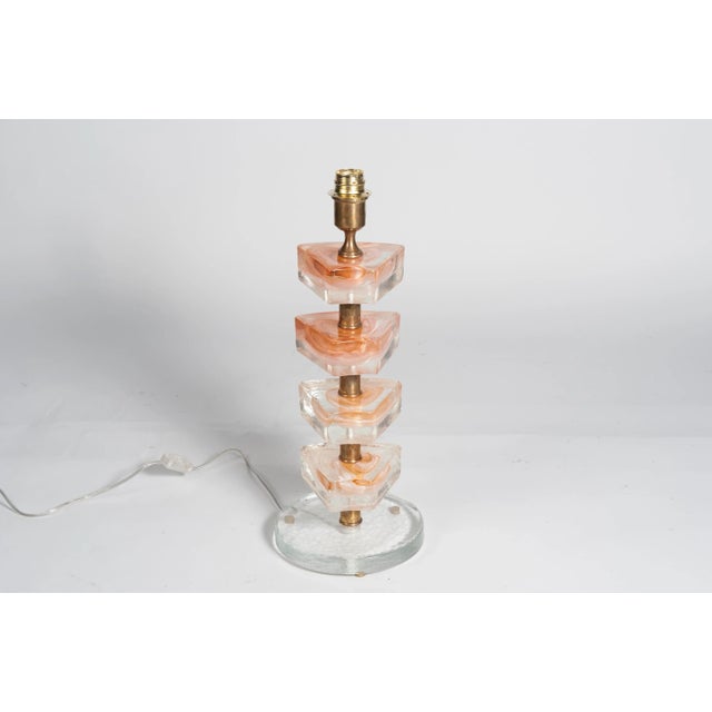 Vintage Murano Glass Table Lamp, 1970s For Sale - Image 4 of 9