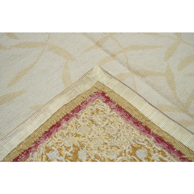 French Aubusson Design Rug 7'10'' X 9'11'' For Sale - Image 10 of 10