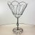Antique French Handmade Petal Top Wire Kitchen Basket For Sale - Image 4 of 12