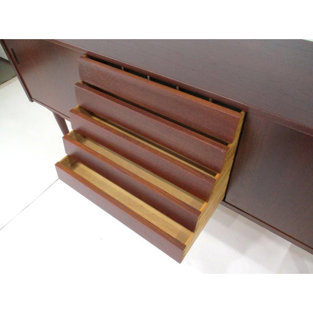 Yngve Ekstrom Teak Credenza Sideboard for Swedese Sweden Denmark For Sale In Cincinnati - Image 6 of 12