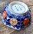 Blue Antique Japanese Imari Octagonal Porcelain Bowl, Cobalt Blue & Iron Red, Meiji Period For Sale - Image 8 of 9