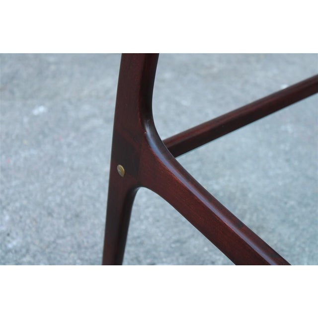 Minimalist Wood and Glass Coffee Table attributed to Cesare Lacca, 1950 For Sale - Image 6 of 13
