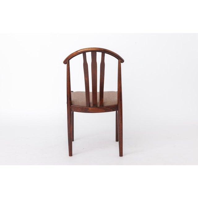 Vintage Swedish Dining Chairs in Beech Wood by Carl-Ewert Ekström, 1960s, Set of 2 For Sale - Image 6 of 11