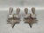 Czech Cubist Brass Wall Lights, Czechoslovakia, 1920s, Set of 2 For Sale - Image 3 of 13