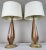 Mid-Century Modern Gold Seguso Murano Glass Table Lamp , a Pair For Sale - Image 9 of 11