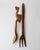 Vintage Folk Art Italian Wooden Cutlery Sculptures, 1960s For Sale - Image 9 of 11