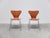 Original pair of ‘Series 7’ dining chairs designed by Arne Jacobsen in 1955. These examples are early productions from...