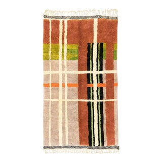 Premium Hand-Knotted Moroccan Wool Rug | 9'1" X 5'0" | One of a Kind For Sale