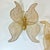 1980s Vintage Boho Chic Coastal Figurative Wicker Butterflies Sculptural Wall Objects - Set of 2 For Sale - Image 6 of 13