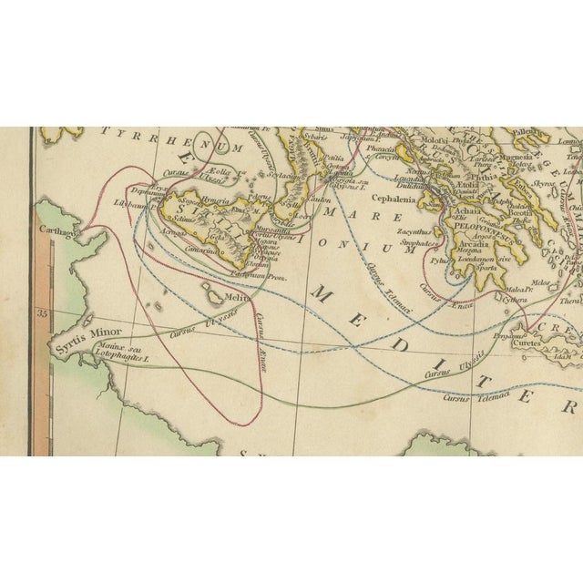 Antique Trojan War Map by Wilkinson, 1815 For Sale - Image 6 of 9
