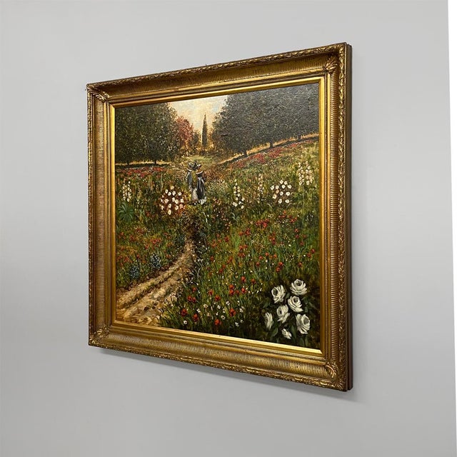 Paolo Turri, Italian Modern Landscape, 1990s, Oil on Canvas For Sale - Image 3 of 14