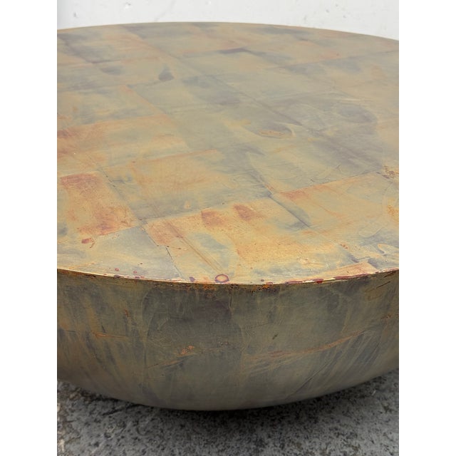Gumps San Francisco Round Coffee Table For Sale In San Francisco - Image 6 of 12
